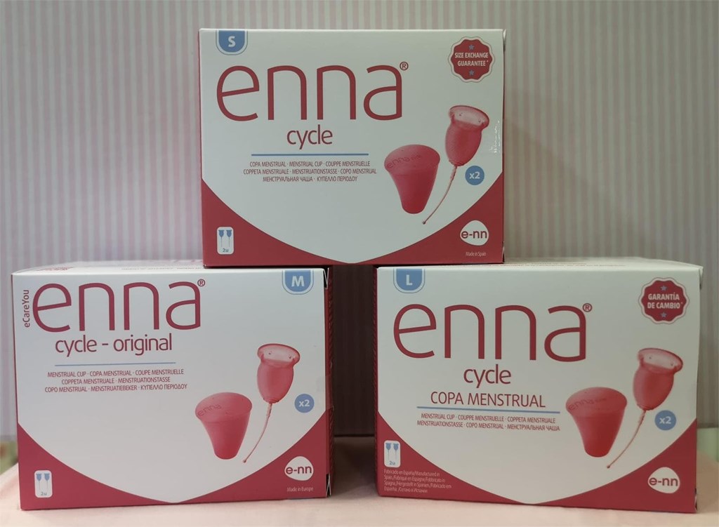 Foto 1 Copa menstrual pack de dos ENNA CYCLE - EASY CUP 