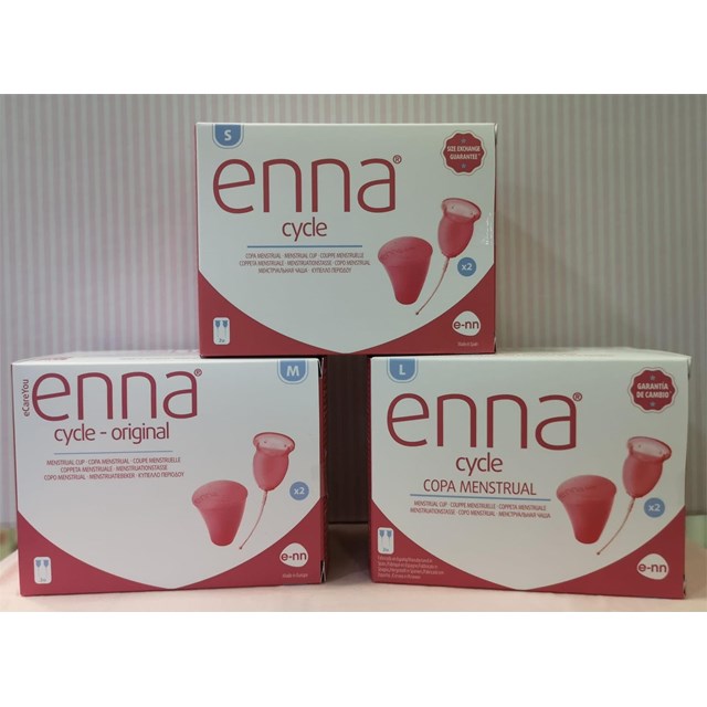 Copa menstrual pack de dos ENNA CYCLE - EASY CUP 