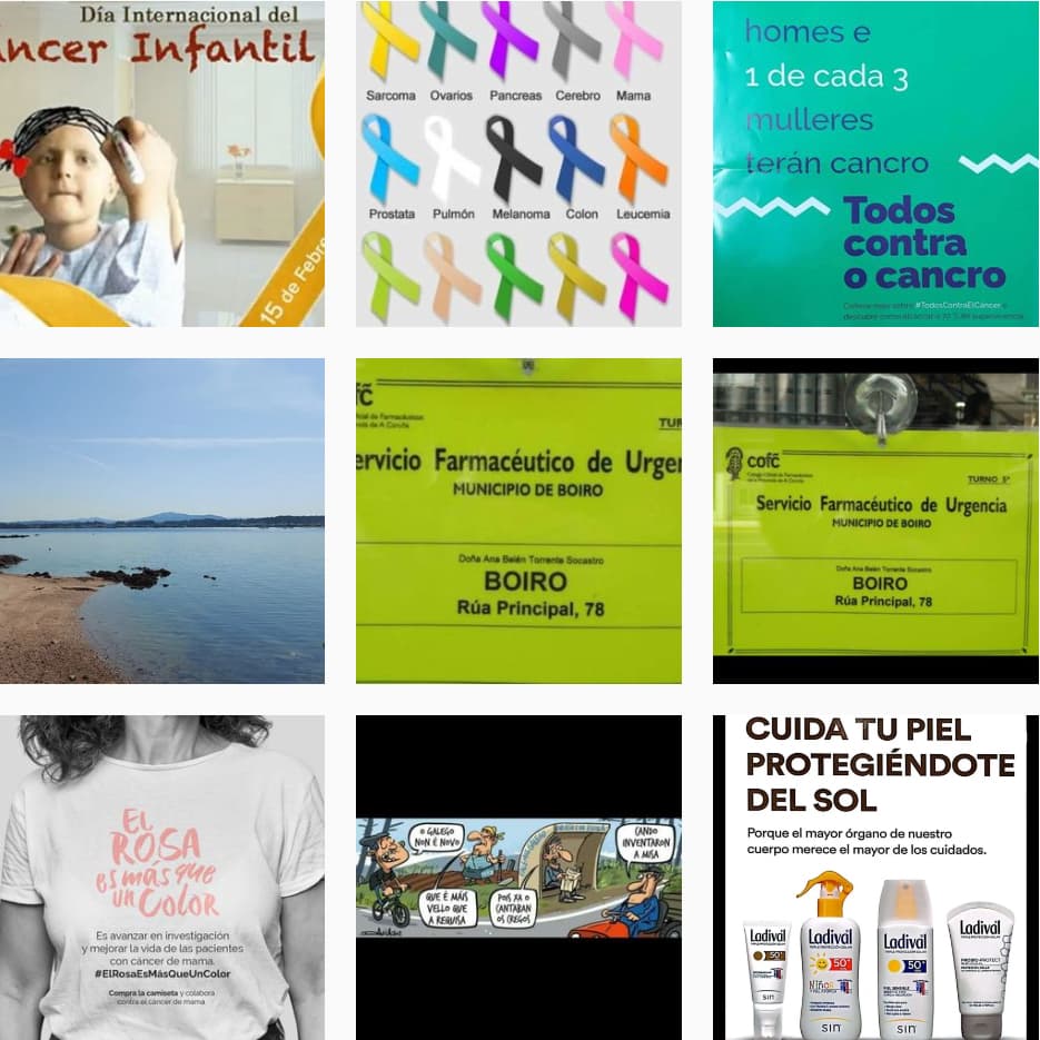 Instagram de Farmacia Ortopedia Torrente en Boiro