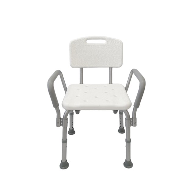 Silla de baño con brazos y respaldo